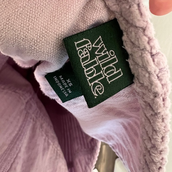 Wild Fable Lilac Overall Romper Corduroy - Picture 5 of 5